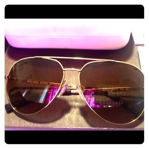 New authentic Michael Kors aviator sunglasses